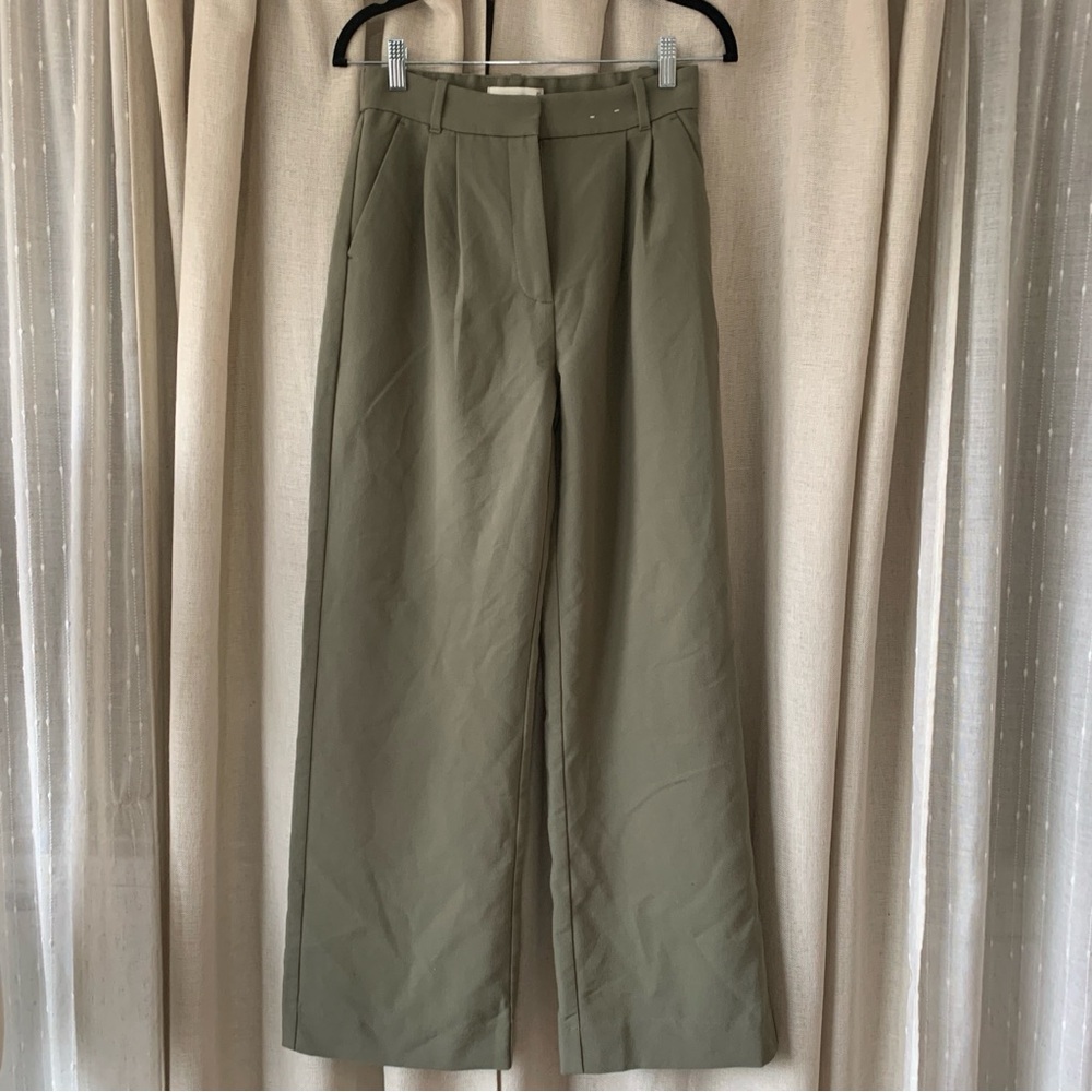 ABERCROMBIE & FITCH GREEN DRESS TROUSER PANTS S27/4